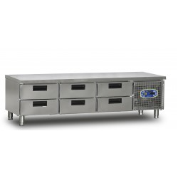 Dampak 3 Kapılı Pizza Hazırlık Buzdolabı 200x70x133 cm 22TBF3S
