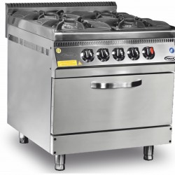 Pimak 90S-M015-4F 4 Lü Kuzine Gazlı LPG ve Ce Belgeli 80x90 cm