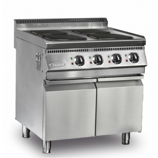 Pimak 90SD-M068 4 Gözlü Alt Dolaplı Elektrikli Ocak 80x90 cm