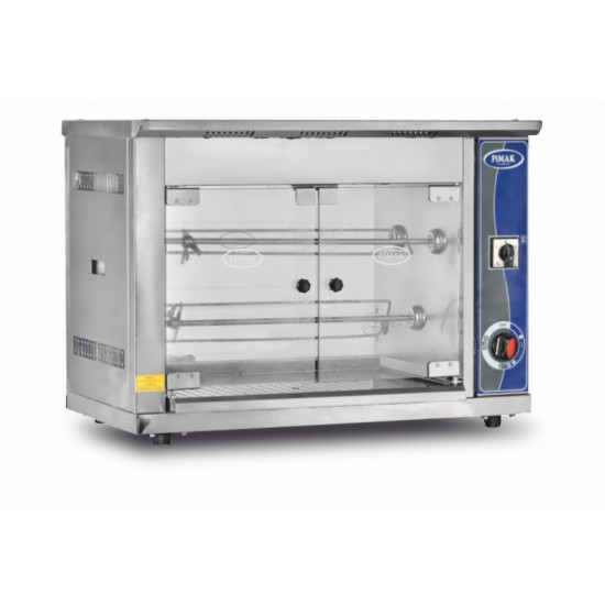 Pimak M002-E Set Üstü Piliç Çevirme Makinası 9 Kapasiteli Elektrikli