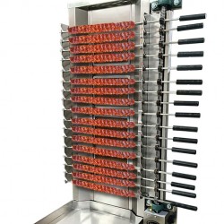 Pimak M077-4AK Gazlı Döner Kebap Makinası 14 Şiş