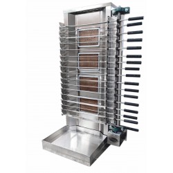 Pimak M077-4AK Gazlı Döner Kebap Makinası 14 Şiş
