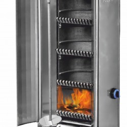Pimak 4 Radyanlı Döküm Döner Makinası Kömürlü