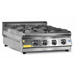 Pimak OC1-60MX-4S Set Üstü 4 Gözlü Ocak Gazlı LPG ve Ce Belgeli 80x60 cm