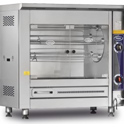 Pimak PI2-M006 Set Üstü Tamburlu Piliç Çevirme Makinası 25 Kapasiteli Elektrikli