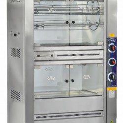 Pimak PI2-M008B Tamburlu Piliç Çevirme Makinası 25 Kapasiteli Gazlı