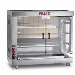 Pimak PI5-M004-K Piliç Çevirme Makinesi Set Üstü Kollu Model Gazlı 15 Piliç Kapasiteli