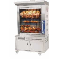 Pimak M015B Dökümlü Piliç Çevirme Makinası 55 Kapasiteli Gazlı