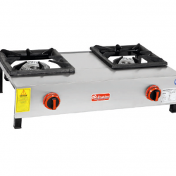 İnox Master 2'Li Lokanta Ocağı Kısa Ayak Gazlı / Lpg İMR-LKK-2