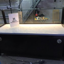 BAKLAVA TEZGAHI 200CM DÜZ CAM AHŞAP BAMBU ŞERİT  DEKOR| BASESA.COM.TR	