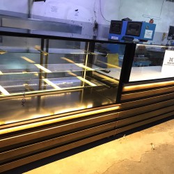 BAKLAVA TEZGAHI VE KURU PASTA DOLABI 400CM AHŞAP MODEL | BASESA.COM.TR	