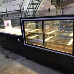BAKLAVA TEZGAHI VE KURU PASTA DOLABI 400CM AHŞAP MODEL | BASESA.COM.TR	