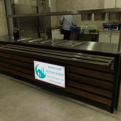 BENMARİ 3+1 SELF SERVİS TEZGAHI 260CM  AHŞAP  DEKOR| BASESA.COM.TR	