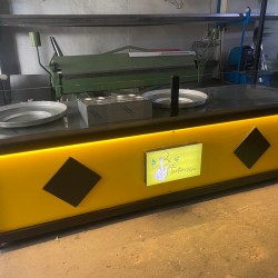 TANTUNİ TEZGAHI 250CM ÇİFT GÖZLÜ & DAVLUMBAZLI ÖZEL ÖLÇÜ AHŞAP MODEL | BASESA.COM.TR