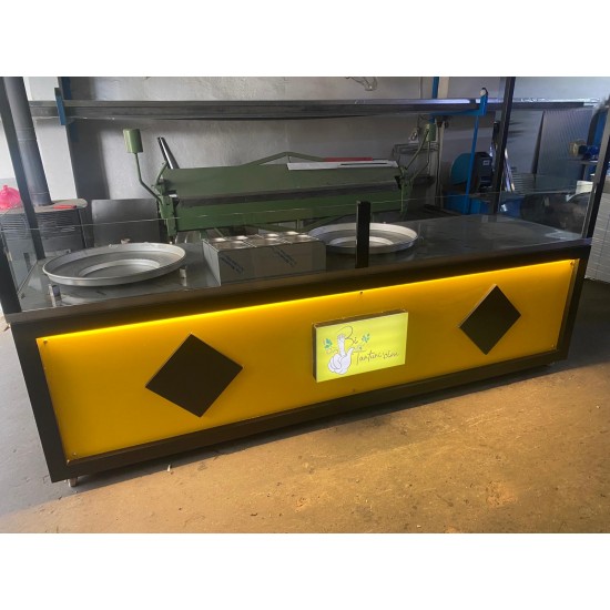 TANTUNİ TEZGAHI 250CM ÇİFT GÖZLÜ & DAVLUMBAZLI ÖZEL ÖLÇÜ AHŞAP MODEL | BASESA.COM.TR