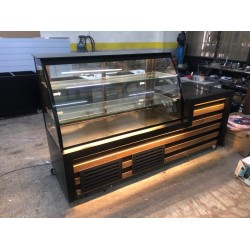 PASTA DOLABI VE KASA BANKO 170CM BOMBE CAM AHŞAP MODEL | BASESA.COM.TR	