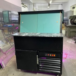 WAFFLE KUMPİR DOLABI 100CM BOMBE CAM MODEL | BASESA.COM.TR
