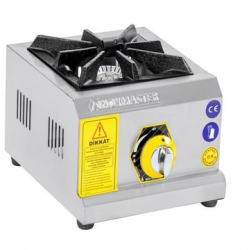 İnoxmaster Tekli Ocak Mini Set Üstü  Gaz ve Lpg Ce Belgeli 29X30X16 İMR-MNOG-1
