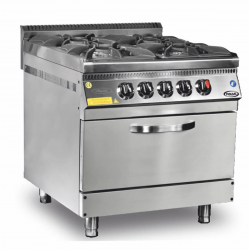 Pimak 6 Lı Kuzine Gazlı LPG ve Ce Belgeli 120x70x85 70S-M015-6F