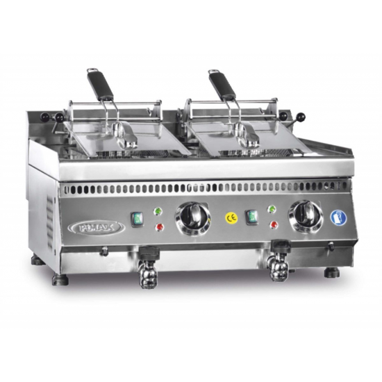 Pimak Elektrikli Fritöz 12+12 Litre 80x70x30 70SE-M073-1